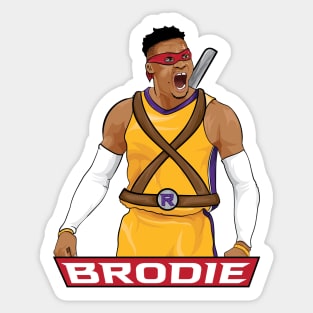 Russell Westbrook Ninja Turtle Sticker